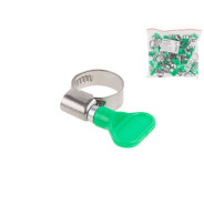 Хомут червячный с ключом "бабочка" 16-25 mm, нерж.сталь W2 (50 шт в пакете)  ...STARFIX SM-48112-50