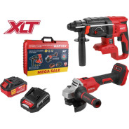 Набор аккум. инструмента перфоратор + ушм SET в чем. ALL1 XLT SET (Аккум. перф. CRH 1824-2 + Аккум. ...WORTEX 1329852