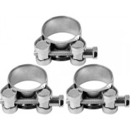 Хомуты зажимные 27-29/18мм (3шт)  VOREL 73791