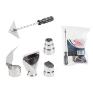 Набор аксессуаров для термовоздуходувки (5 предметов (4 сопла + скребок))  ...WORTEX HGK05000011