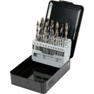 Сверла по металлу, бетону и дереву 3, 4, 5,6 ,8, 10мм (набор 18пр.)   YT-43490...YATO 132798