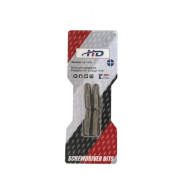 Биты крестообразные PH3х25мм 1/4" S2 (4шт)   H-D HD-77873