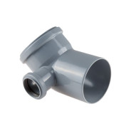 Колено для внутренней канализации 110/50х45 левый   РосТурПласт 36686