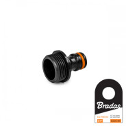 Адаптер с наружной резьбой 3/4" BLACK LINE   BRADAS ECO-PWB2185