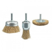 Щётки-крацовки со стержнем (набор 3шт)  VOREL 06989