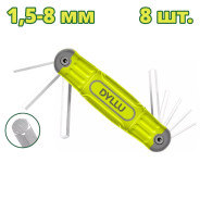 Набор ключей шестигранных 1,5-8 мм   (8 шт.)DYLLU DTHK1281