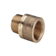 Удлинитель внутренняя-наружная резьба 1"X80 мм, бронза  ...VIEGA 440466