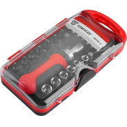 Отвертка с набором бит и торцевых головок DEKO BS30-1 SET 30Deko 065-0503