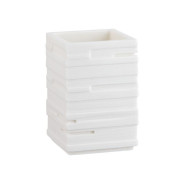 Стакан WEATHERED SAND, белый (Материал: НАТУРАЛЬНЫЙ КАМЕНЬ, полирезин)  ...PERFECTO LINEA 35-151303