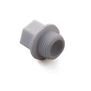 Заглушка резьбовая ПП 1/2" PN 25, серый  РосТурПласт 10915
