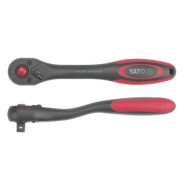 Ключ трещоточный для головок  3/8" T72  YATO YT-0294