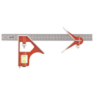 Угольник, 300 мм, металлический, комбинированный  Sparta 323675