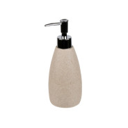 Диспенсер (дозатор) для мыла YELLOWSTONE, бежевый (Материал: НАТУРАЛЬНЫЙ КАМЕНЬ, полирезин, пластик)...PERFECTO LINEA 35-503100