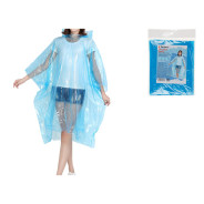 Дождевик-пончо, голубой  PERFECTO LINEA 28-102003