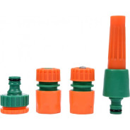 Набор поливочный 3/4", 1" 4пр. (ABS)  FLO 89255