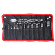 Набор пробойников, 12пр.(3-10, 12, 14, 16, 19мм), на полотне  Rock FORCE RF-31291