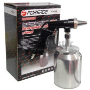 Пистолет пескоструйный пневматический с бачком (бачок-1л ,сопло-6.3, расход воздуха 160 л/мин)  ...Forsage F-2376