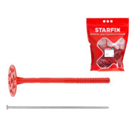 Дюбель для теплоизоляции 10х200 мм с металлич. гвоздем (30 шт в дой-паке)  ...STARFIX SMD5-61268-30