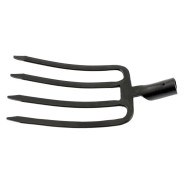 Вилы 4-х рогие, огородные, 180х280 мм, кованые, без черенка  Сибртех 638212
