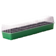 Мини-парник пластмассовый, 18 ячеек, 455х215х130 мм., зеленый  ...INGREEN ING60011F