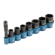 Набор ударных головок 6-13 мм 1/4" (8 шт)  MAKITA E-12289