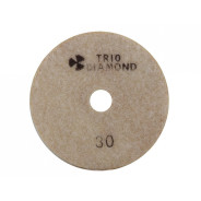 Алмазный гибкий шлифкруг "Черепашка" 100 № 30 (мокрая шлифовка)  ...TRIO-DIAMOND 340030