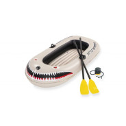 Надувная лодка двухместная Battle Bomber. 196х114 cм + весла пластик.. насос ножной (от 6 лет)  ...BESTWAY 61108