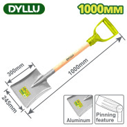 Лопата совковая из алюминиевого сплава 1000 мм  DYLLU DTSE6326