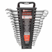 Набор ключей комбинированных 16 пр (6-19,22,24мм), в пластиковом держателе  ...FORCEKRAFT FK-5161MP