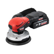Эксцентриковая шлифмашина COS 2012SL аккумуляторная ,HD 20В, 2АКБ 2,0  А/ч,  125 мм , BL ,кейс,  ...ELITECH 205765
