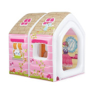 Надувной игровой центр Домик принцессы, 124х109х122 см (для детей 2-6 лет)  ...INTEX 48635NP