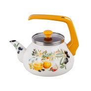 Чайник стальной эмалированный, 2.2 л, серия Халкидики (диаметр 11.5 см, высота 12 см)  ...PERFECTO LINEA 52-659122