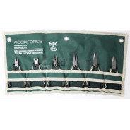 Набор шарнирно-губцевого инструмента мини 6пр. 5"-125мм(бокорезы, плоскогубцы-2шт, утконосы пря...Rock FORCE RF-50615