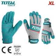 Перчатки рабочие размер XL  TOTAL TSP1808-XL