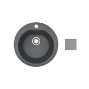 Мойка кухонная из искусственного камня GOLD серый 505х505 mm  ...AV Engineering AV510000GGRA