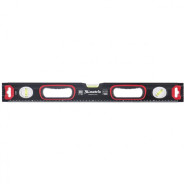 Уровень алюминиевый, усиленный, фрезерованный, 3 глазка, 2 комп. рукоятки, 1500 мм  ...Matrix 34365