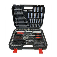 Набор инструментов 216 пр. 1/4'' + 3/8'' + 1/2'' (6 гр.) (4-32 мм.)  Patron P-38841