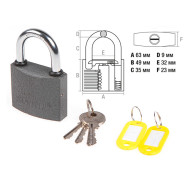 Замок навесной 63mm STANDART  STARTUL ST9084-63