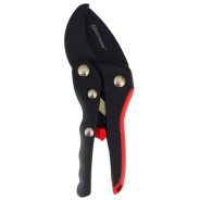 Секатор с храпов.механизмом, с тефлоновым лезвием, опорной наковаленкой,пласт.ручки L=169м,  ...UNITRAUM UN-C0538B