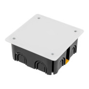 Коробка распаечная СП 110х110х45 мм., крышка, пласт.лапки IP20  (для полых стен)  ...ЮПИТЕР JP7111-06