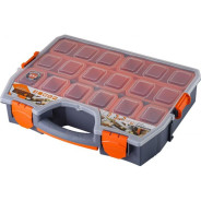 Органайзер Boombox, 18 секций, 46 см, серо-свинцовый/оранж.  BLOCKER BR3772СРСВЦОР