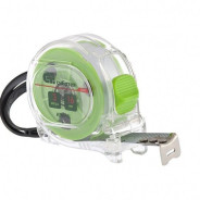 Рулетка Кварц, прозрачный корпус, амортизатор, 3 м х 16 мм  ...Сибртех 32520