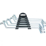 Набор ключей накидных, 6–17 mm, 6 шт., хромированные  Sparta 153305