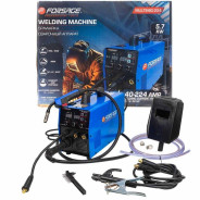 Сварочный аппарат (5.7кВт, 230В, диаметр электрода - 1.6-4мм, диаметр проволоки - 0.6-1мм, сварочный...Forsage F-MULTIMIG-224