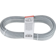 Трос стальной в ПВХ М4(3) DIN 3055 прозрачный (моток 20 м)  STARFIX SMP-66594-20