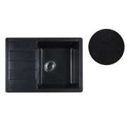 Мойка кухонная из искусственного камня MISTA черный 615х440 мм,  ...AV Engineering AVE615440BKA