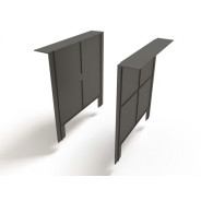 Перегородка-сифон к дождеприемнику 300х300 (черный)  ecoteck ДИ 03505000