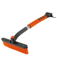 Щетка-сметка для снега со скребком, поворотная голова, 510 мм   ...Stels 55305