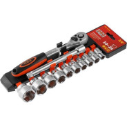 Набор головок 3/8", 10-24мм, 12пр. 6 гр., PRO  STARTUL PRO-41438