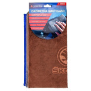 Салфетка чистящая микрофибра с логотипом 30*30 см (3шт/уп)  ...Forsage F-NHE33 SKODA